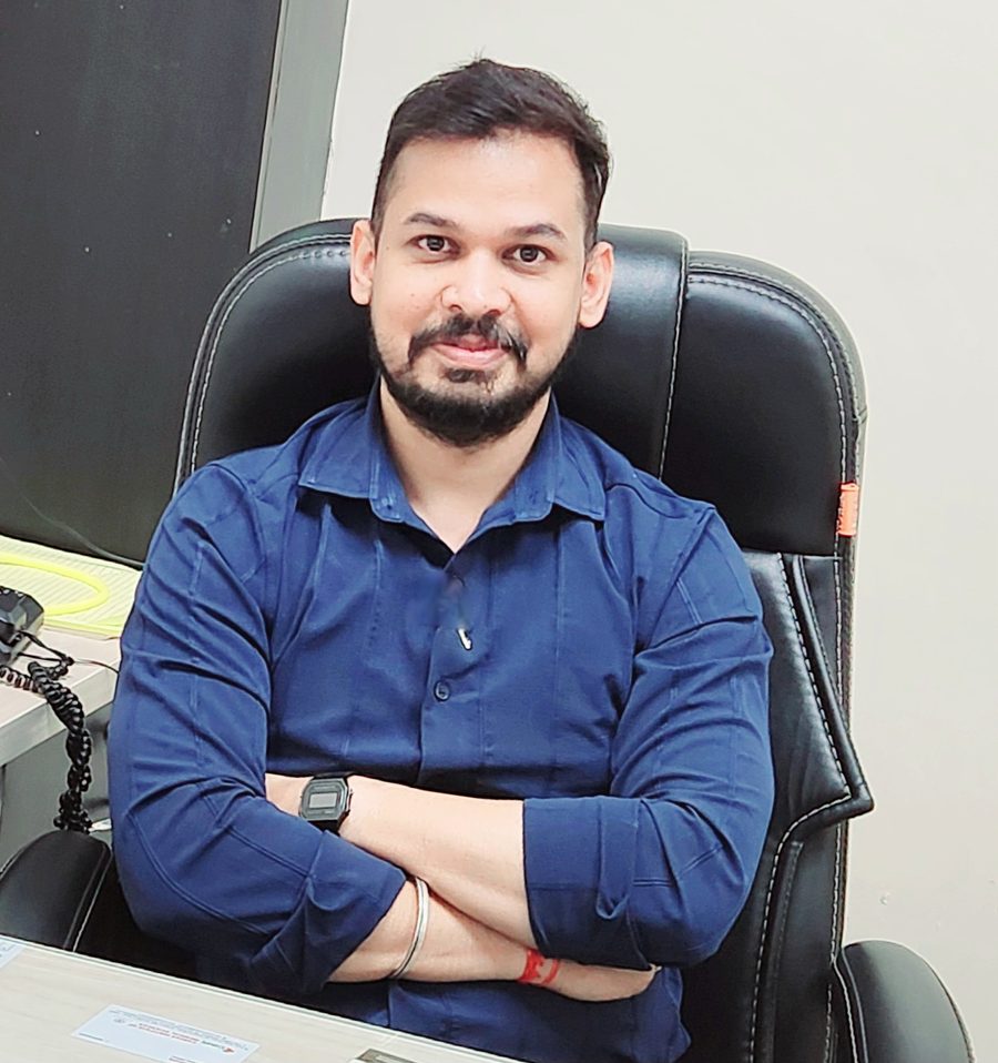 Dr. Suyash Bhadoriya at his clinic — Physician in Saket Nagar, Bhopal
